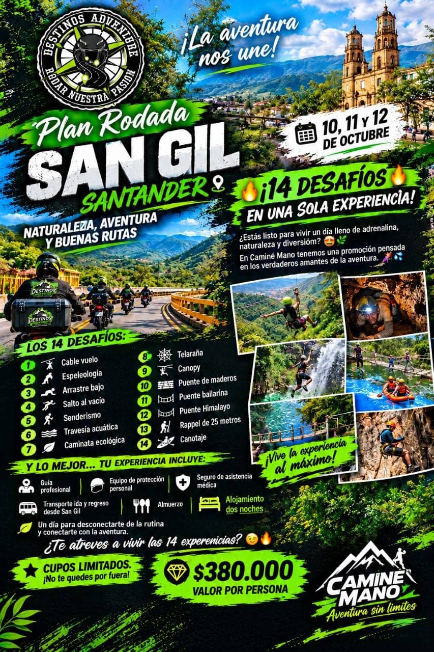 Se viene una aventura diferente… SAN GIL, SANTANDER nos espera. ⛰️🌿