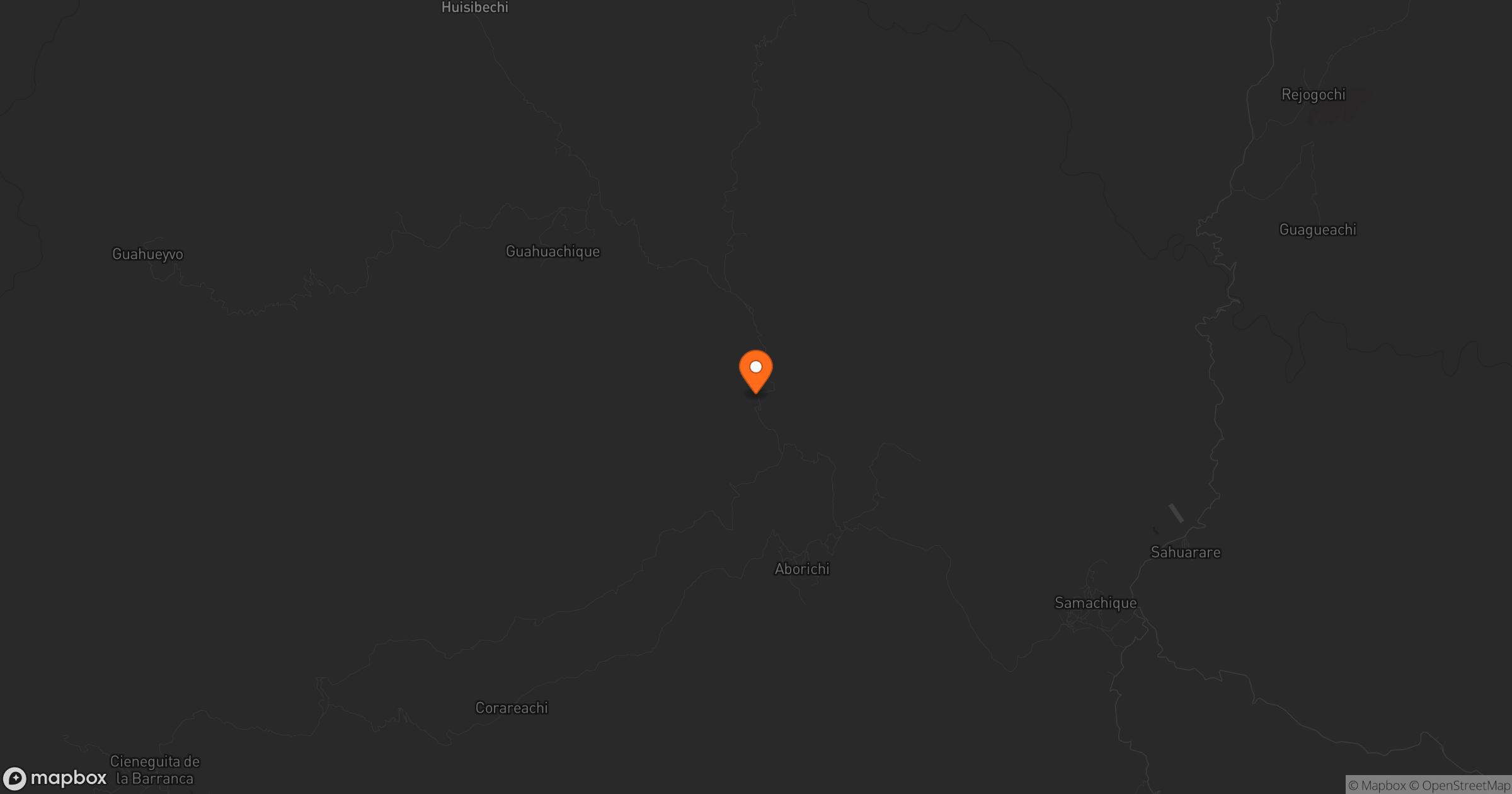 Mapa de Barrancas del Cobre