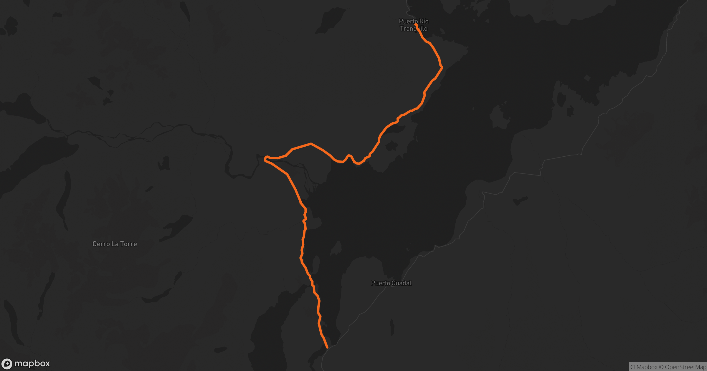 Mapa de Carretera Austral