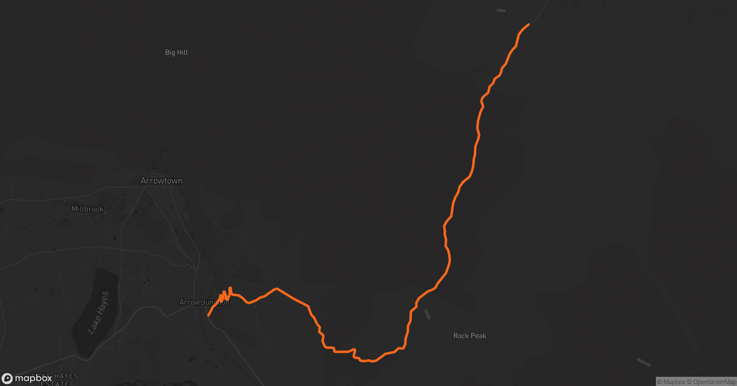 Mapa de Crown Range Road