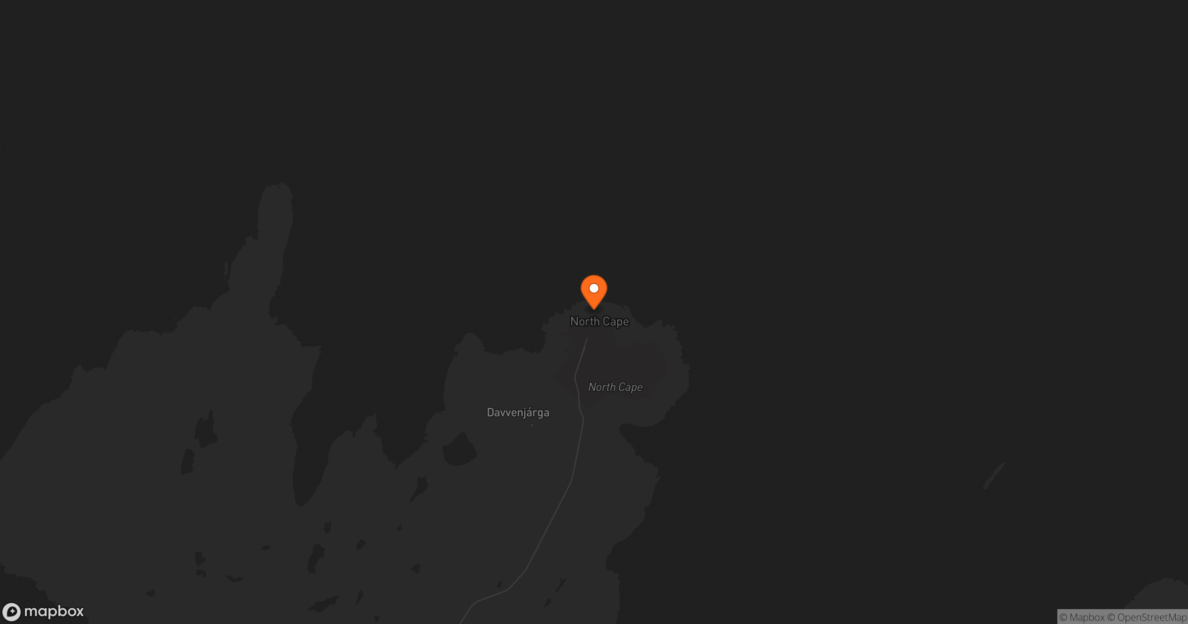 Mapa de Cabo Norte