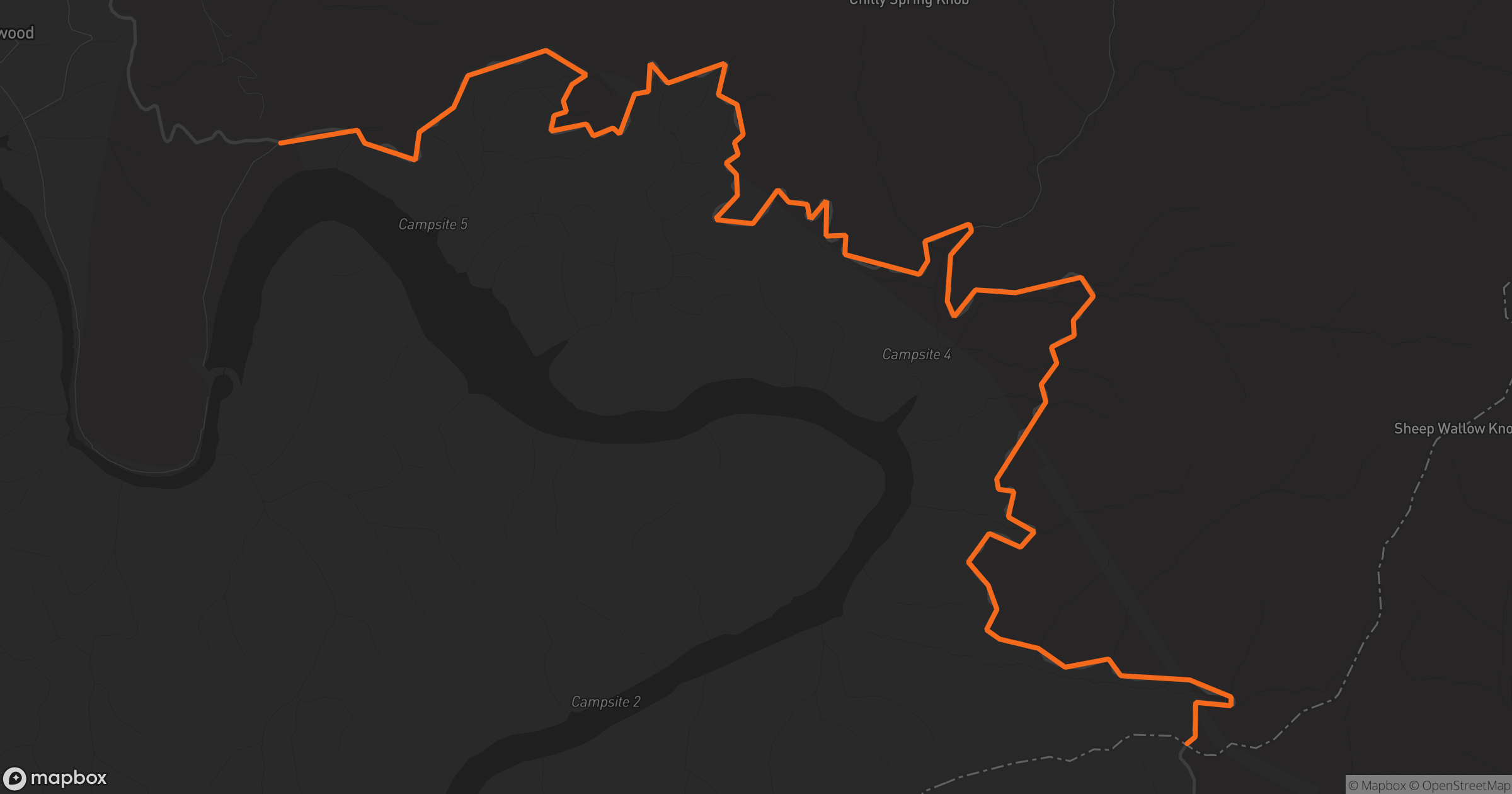 Mapa de La Cola del Dragón