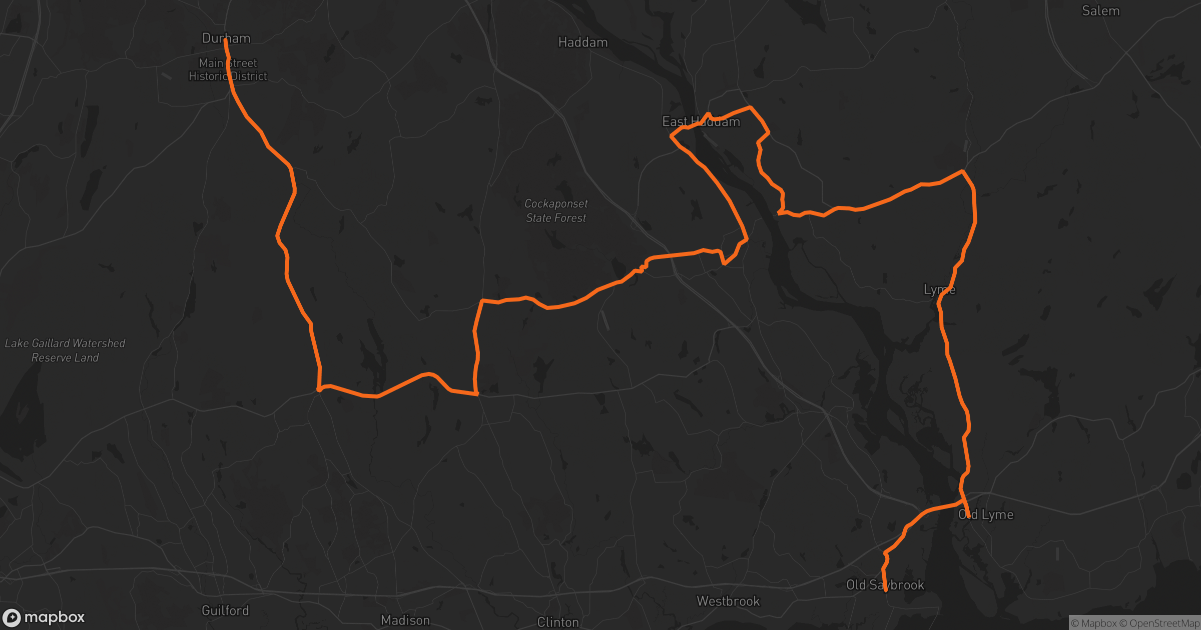 Connecticut River Valley: Durham to Old Saybrook