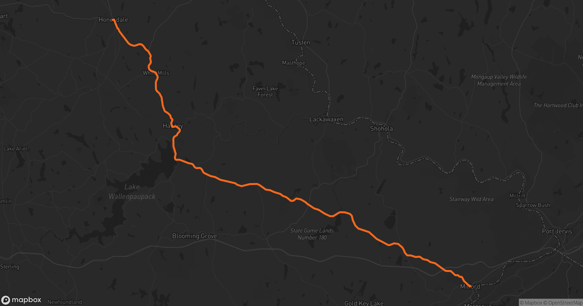 US-6 · Milford to Honesdale
