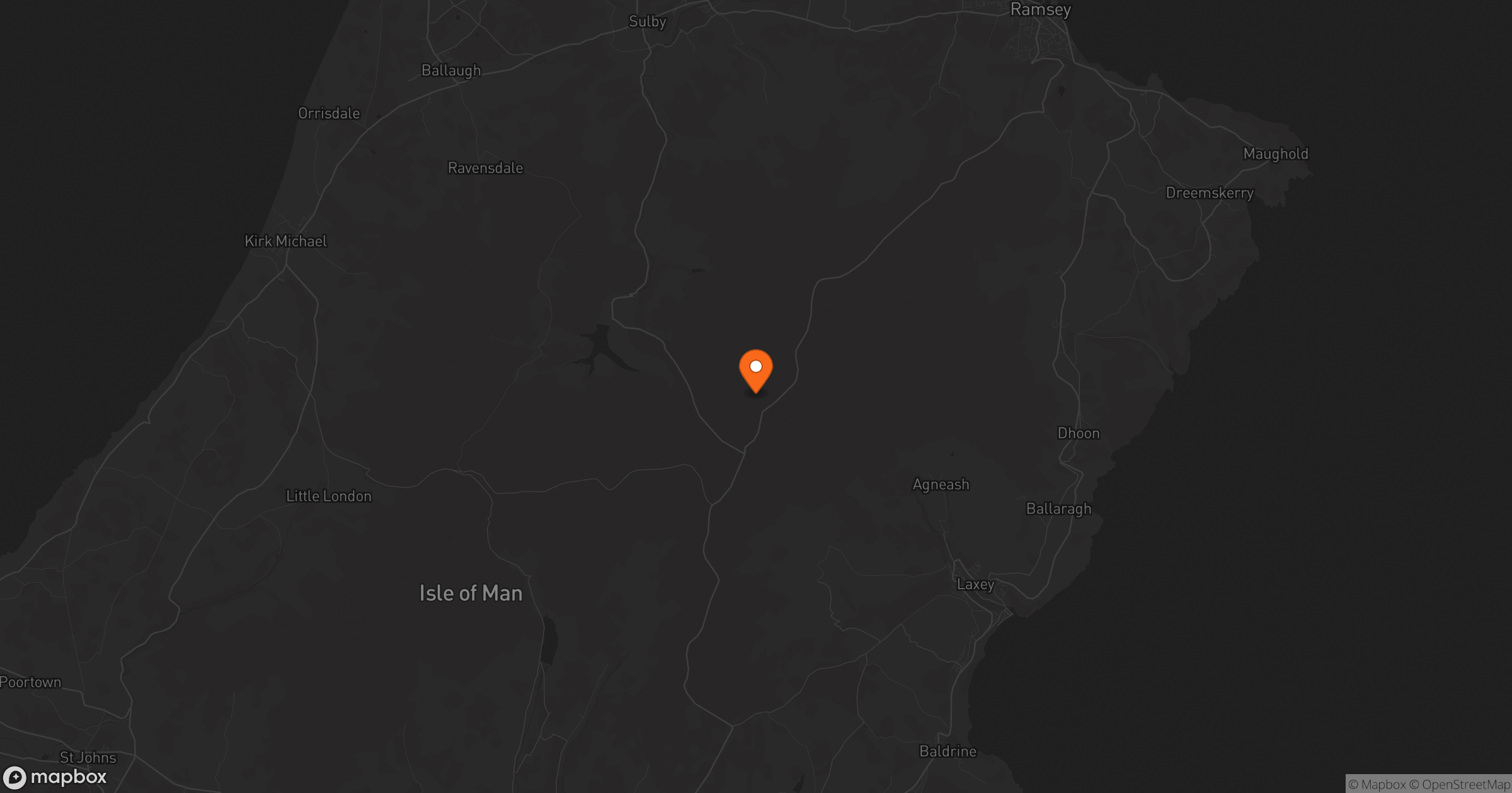Map of Isle of Man TT · Snaefell