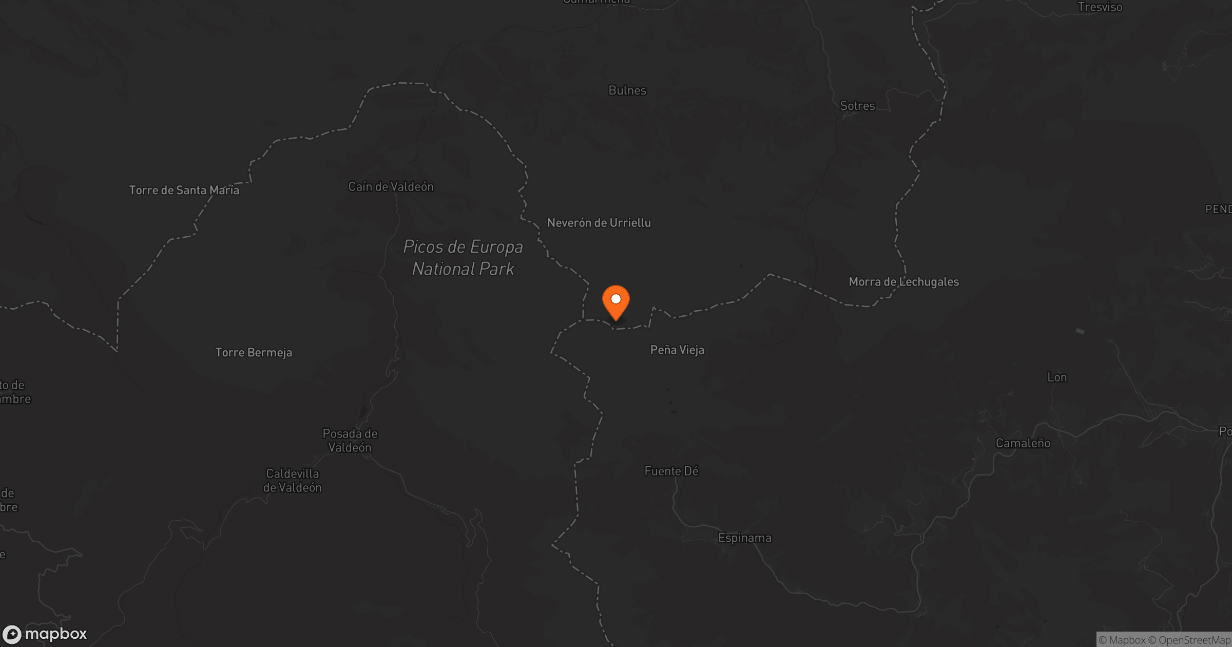 Map of Picos de Europa