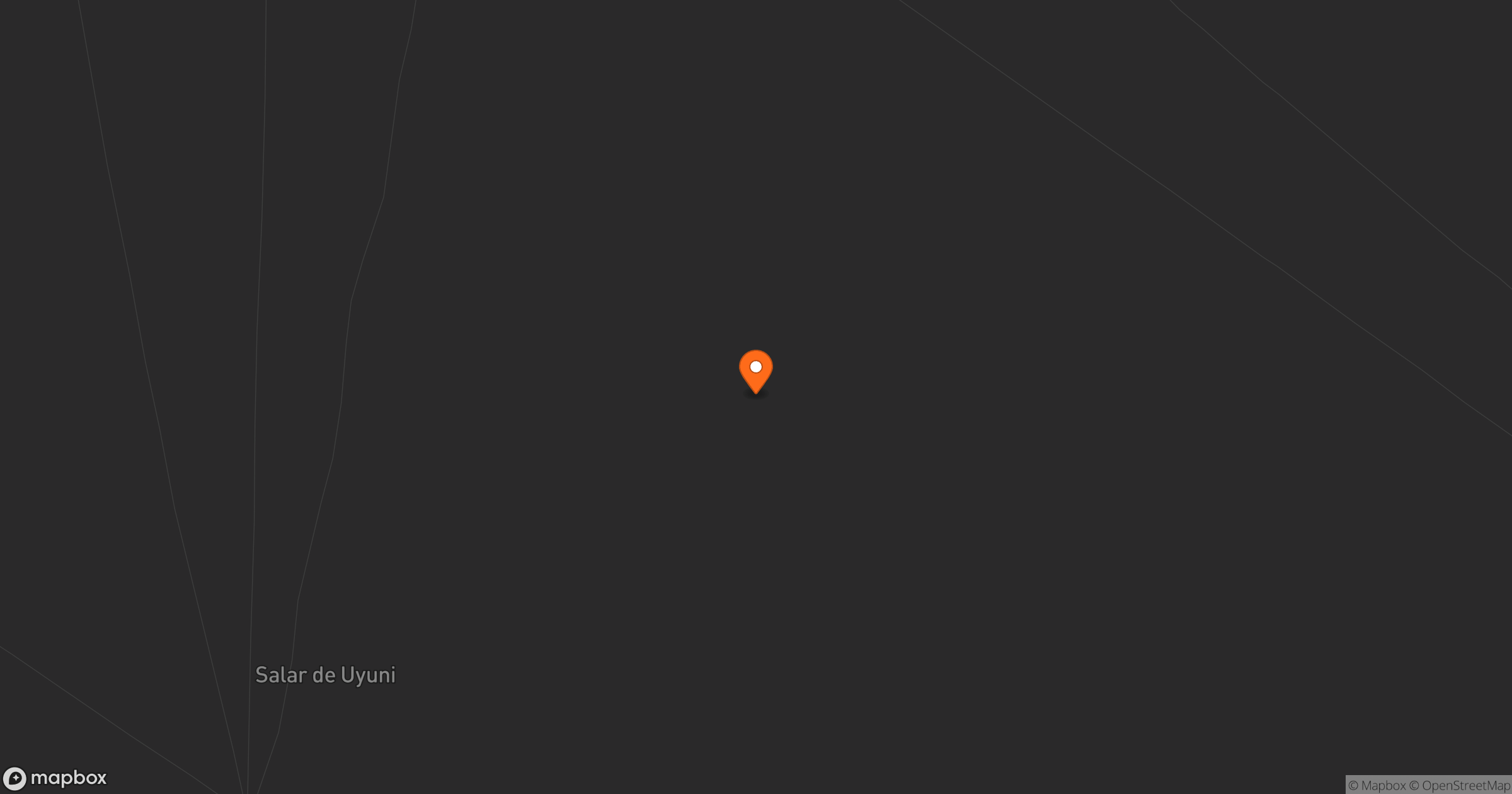 Map of Salar de Uyuni