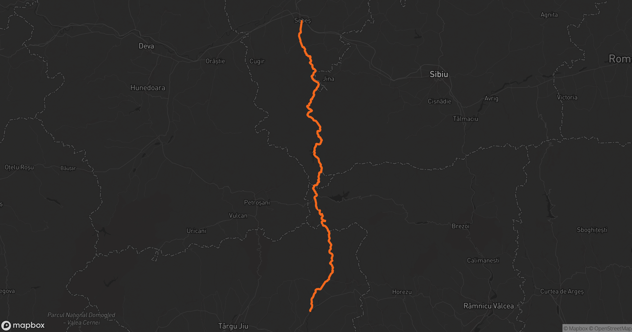 Map of Transalpina